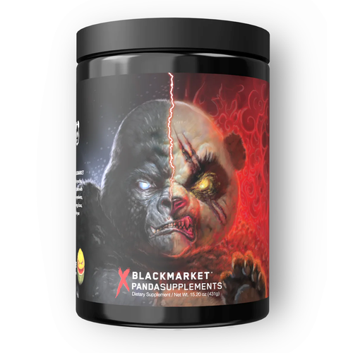 Black Market Labs PANDA VS GORILLA Limited Edition Collaboration - Gorilla Rage Black Market Labs PANDA VS GORILLA Limited Edition Collaboration - Gorilla Rage