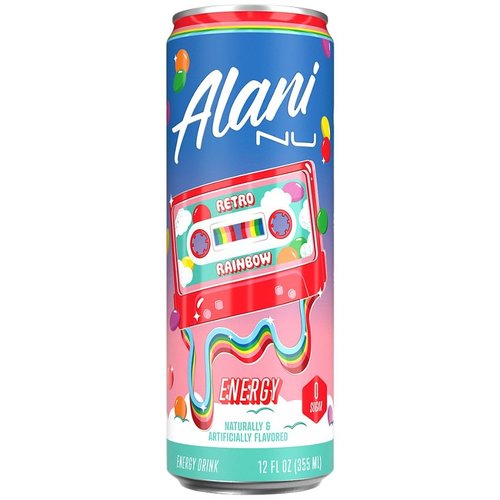 Alani Nu Energy Alani Nu Energy Drink - Retro Rainbow Alani Nu Energy Alani Nu Energy Drink - Retro Rainbow