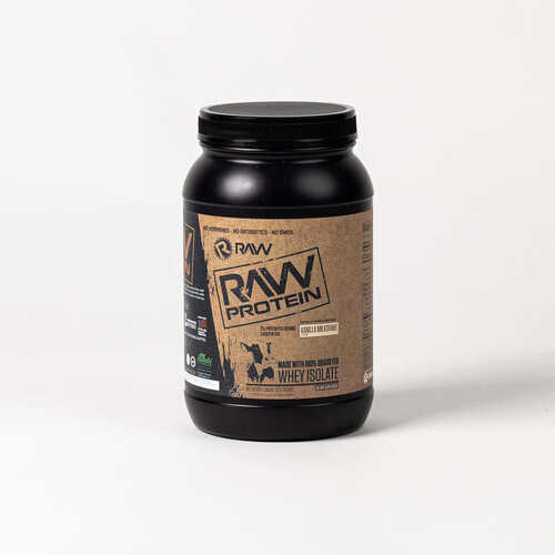 Raw Nutrition Raw Grass Fed Whey Isolate Protein 25 Servings - Vanilla