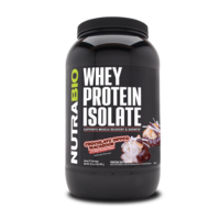 2lb Nutrabio Whey Protein Isolate - Chocolate Dipped Macaroon