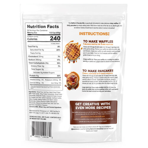 PEScience Pancake & Waffle Mix