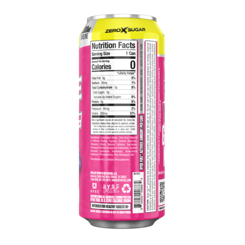 RYSE Fuel RYSE Fuel™ Energy Drink - Ring Pop® Berry Blast