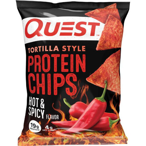 Quest Nutrition Quest Tortilla Chips - Hot & Spicy
