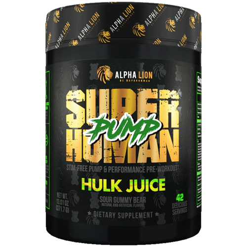 Alpha Lion Superhuman Pump - Hulk Juice (Sour Gummy Bear)