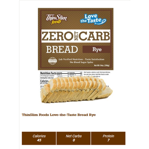 Thin Slim Foods Love-The-Taste Thin Slim Bread
