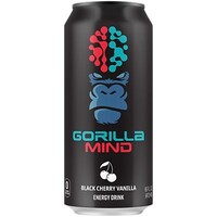 Gorilla Mind Energy Drink - Black Cherry Vanilla