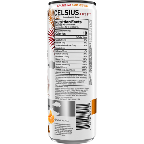 Celsius CELSIUS Sparkling Energy Drink - Fantasy Vibe