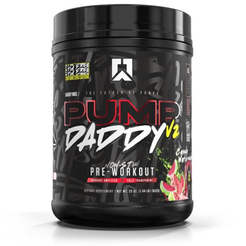 Ryse Supplements Pump Daddy V2 | Non-Stimulant Pre-workout - Candy Watermelon