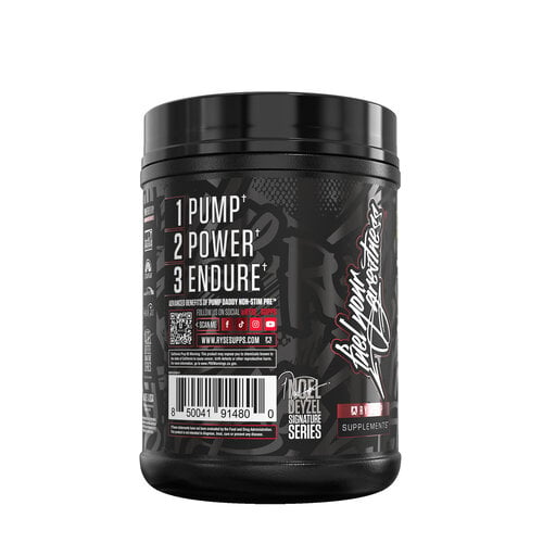 Ryse Supplements Pump Daddy V2 | Non-Stimulant Pre-workout - Candy Watermelon