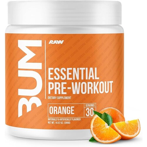 Raw Nutrition CBUM Essential Pre Workout - Orange