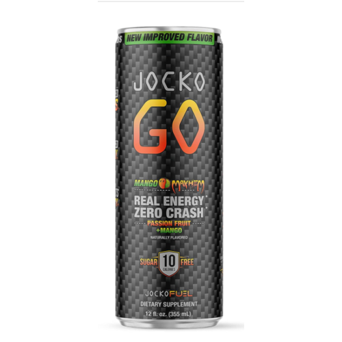 Jocko Fuel Jocko Go Energy Drink - Mango Mayhem (Passion Fruit + Mango)