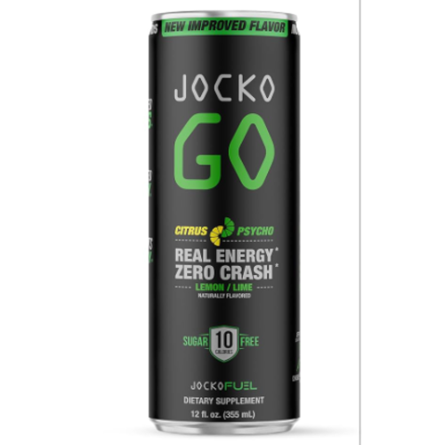 Jocko Fuel Jocko Go Energy Drink - Citrus Psycho (Lemon/Lime)