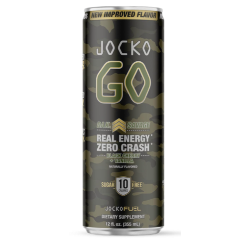 Jocko Fuel Jocko Go Energy Drink - Dak Savage (Black Cherry + Vanilla)