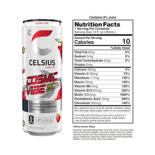 Celsius CELSIUS Sparkling Energy Drink  - Cosmic Vibe