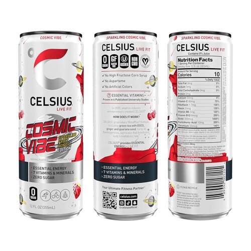 Celsius CELSIUS Sparkling Energy Drink  - Cosmic Vibe