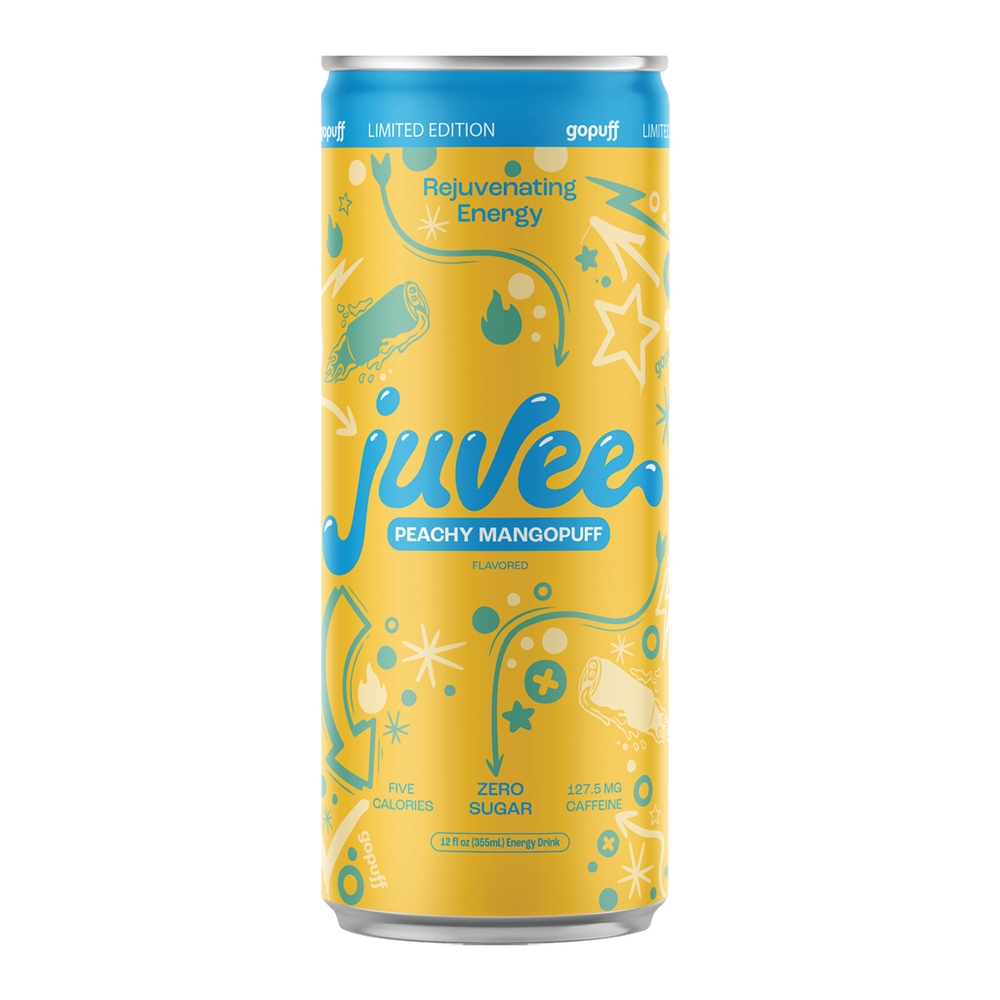 Juvee Energy Drink Peachy Mangopuff XN Supplements