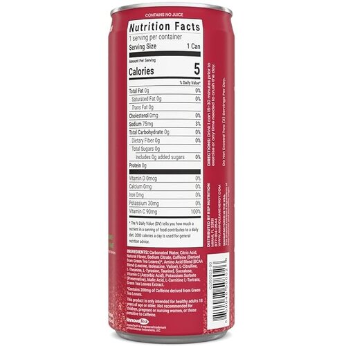 RSP Nutrition AminoLean Energy Drink 12oz - Sparkling Cherry Lime