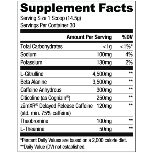 Ryse Supplements Ryse Loaded Pre - Sour Punch™ Blue Raz