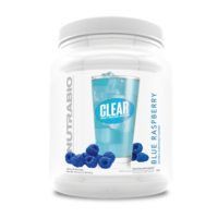 NutraBio Clear Isolate Protein Powder - Blue Raspberry 20 servings