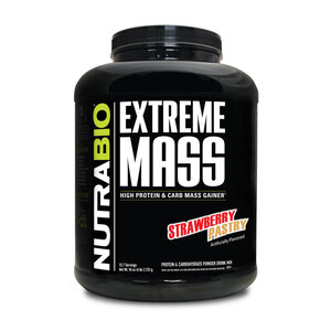 Nutrabio 6lb Extreme Mass - Strawberry Pastry