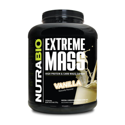 Nutrabio 6lb Extreme Mass -  Vanilla