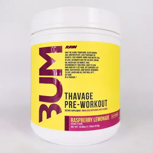 Raw Nutrition Thavage Pre-Workout - Raspberry Lemonade