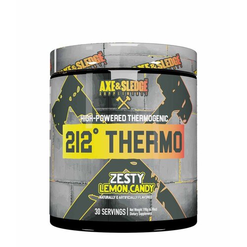 Axe & Sledge 212° Thermo // Powdered Fat Burner - Lemon Zesty