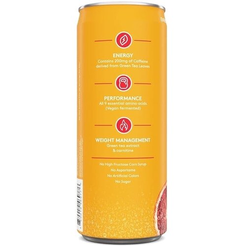 RSP Nutrition AminoLean Energy Drink 12oz - Sparkling Blood Orange