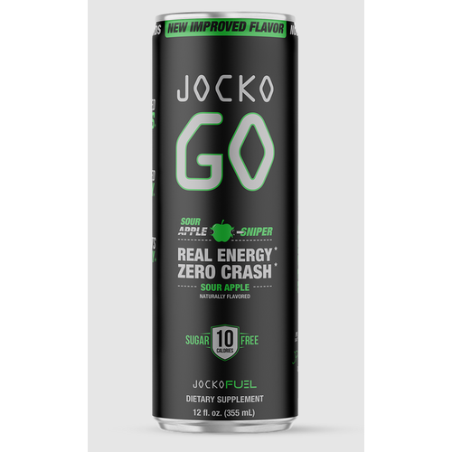 Jocko Fuel Jocko Go Energy Drink - Sour Apple Sniper (Sour Apple)