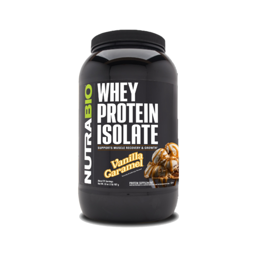 Nutrabio 2lb Nutrabio Whey Protein Isolate - Vanilla Caramel