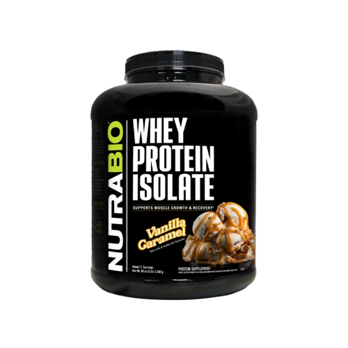 Nutrabio Nutrabio Whey Protein Isolate 5lb - Vanilla Caramel