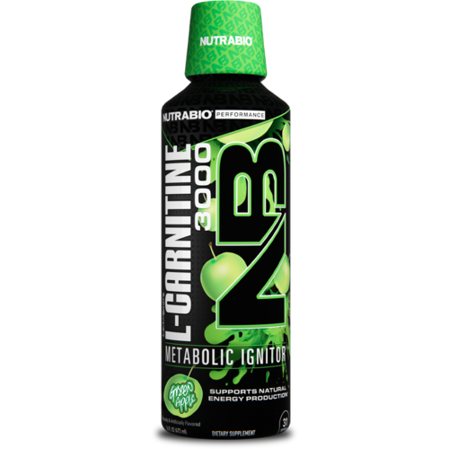 Nutrabio Nutrabio LeanShots L-Carnitine (3000mg) - Green Apple