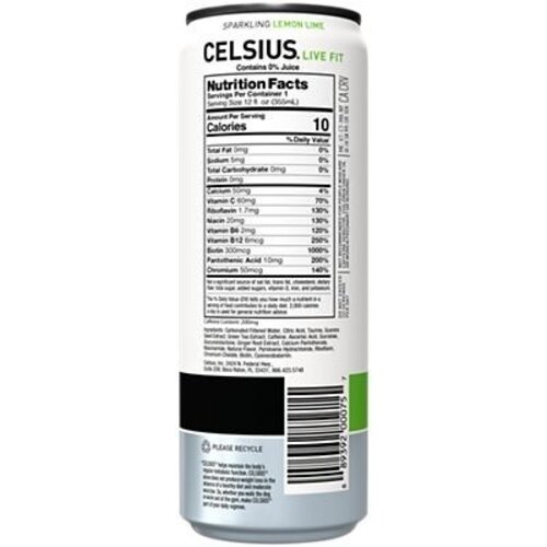 Celsius CELSIUS Sparkling Energy Drink  - Sparkling Lemon Lime