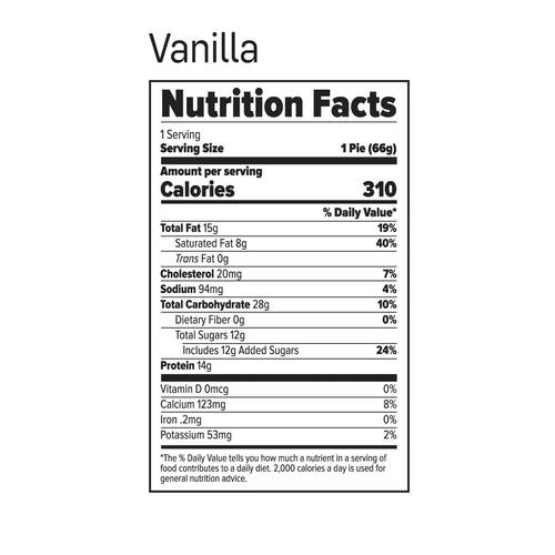 Redefine Foods Power Pie™ Moon Pie Protein Snack - Vanilla