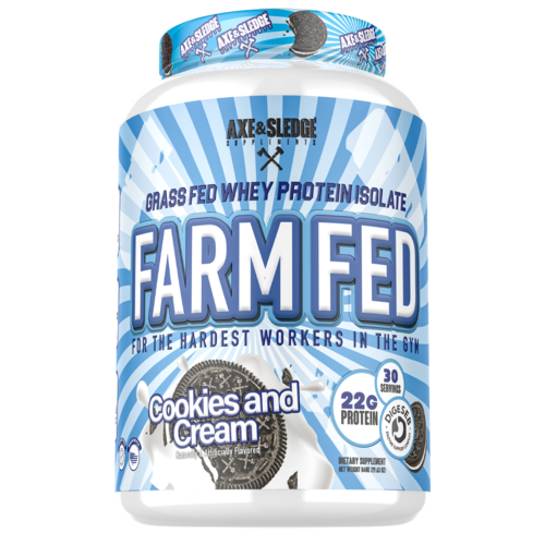 Axe & Sledge FARM FED // Grass-Fed Whey Protein Isolate - Cookies and Cream