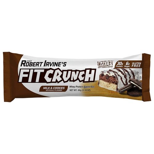 Robert Irvine Fit Crunch Bar - Milk & Cookies