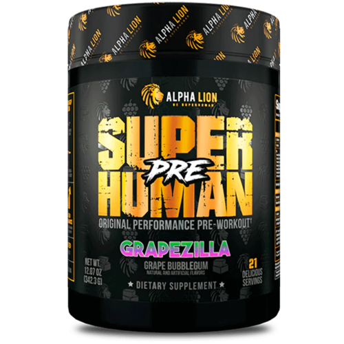 Alpha Lion Superhuman Preworkout - Grapezilla (Grape Bubblegum)