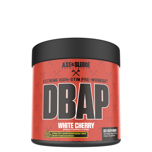 Axe & Sledge DBAP Extreme High-Stim Pre-Workout - White Cherry