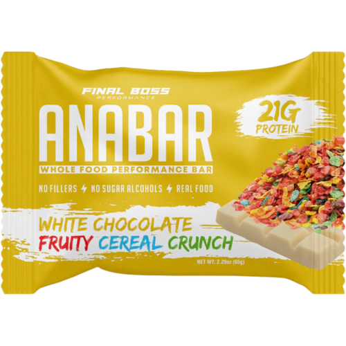 Anabar Anabar Whole Food Performance Bar - White Chocolate Fruity Cereal Crunch