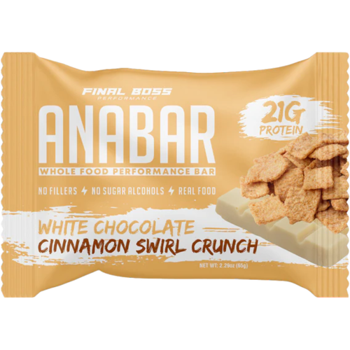 Anabar Anabar Whole Food Performance Bar - White Chocolate Cinnamon Swirl Crunch