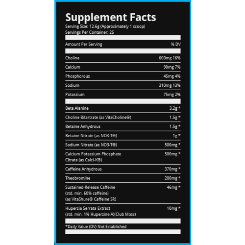 Ryse Supplements Ryse Blackout High-Stim Pre-Workout