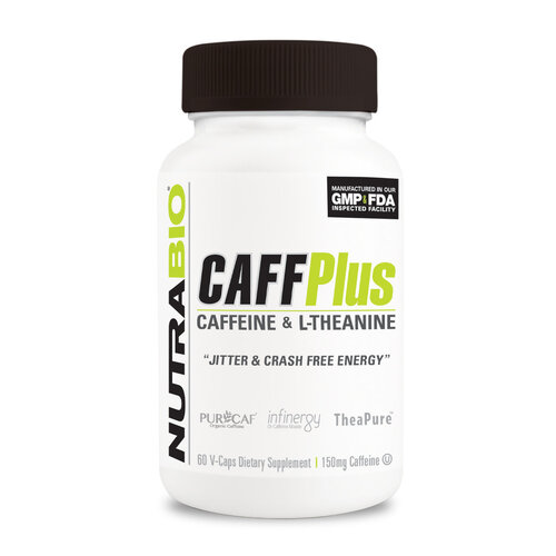 Nutrabio CaffPlus - Caffeine & L Theanine