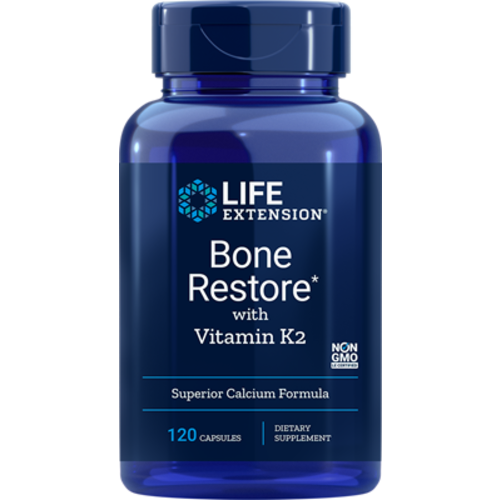 Life Extension Bone Restore with Vitamin K2 120 caps