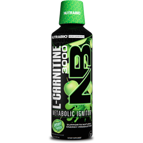 Nutrabio Nutrabio LeanShots L-Carnitine (3000mg) - Green Apple