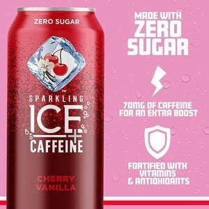 Sparkling Ice Sparkling Ice + Caffeine - Cherry Vanilla