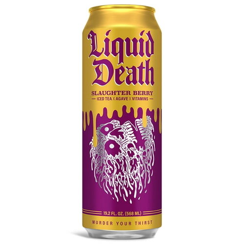 Liquid Death Liquid Death Tea 19.2oz - Slaughter Berry