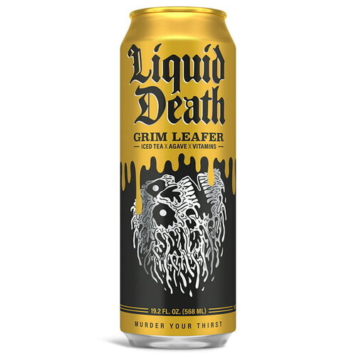 Liquid Death Liquid Death Tea 19.2oz - Grim Leafer