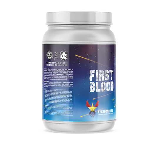 Merica Labz Panda Supplements & Merica Labz Collaboration First Blood -  Freedom Fuel (Lemon Berry Pineapple)