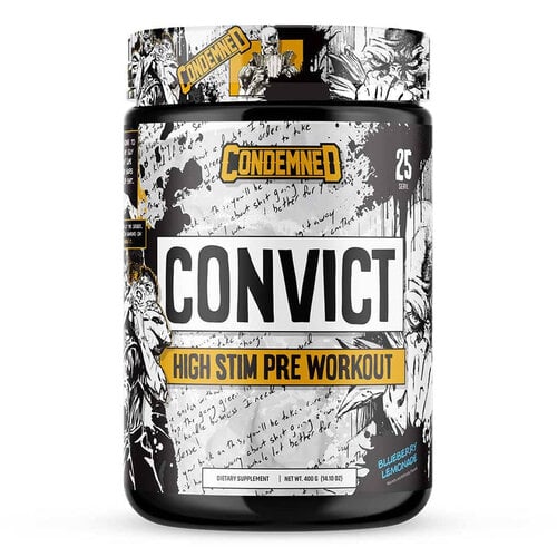 Condemned Labz Convict 2.0 Pre Workout - Blueberry lemonade