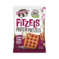 Fitzels Protein Pretzels 3oz - Everything Bagel